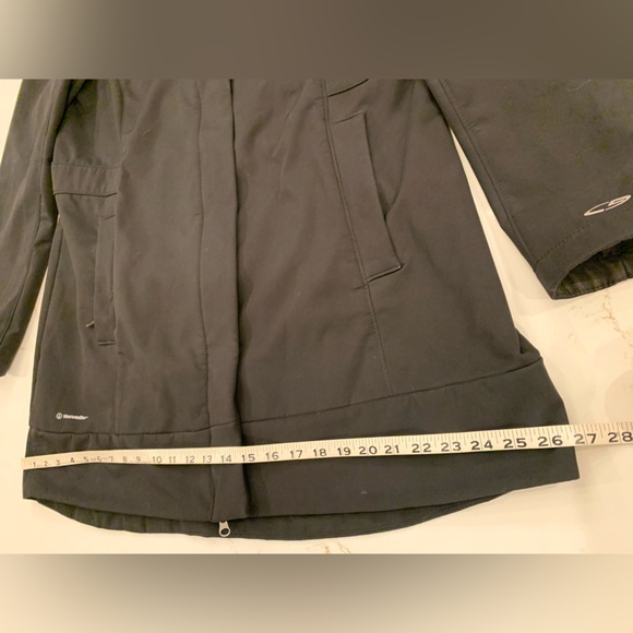 Champion Women's Black Hooded Jacket Coat VentureDry RainCoat Insulated Size XXL - Picture 4 of 13